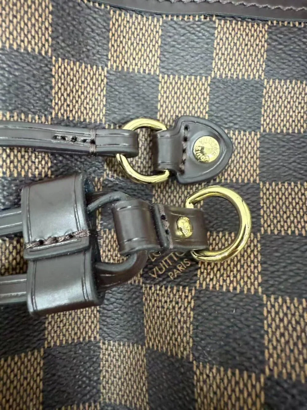 LV Neverfull MM Damier Ebene Tote | Includes Pouch